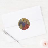 Sticker Rond Angel en or (Enveloppe)
