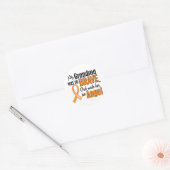 Sticker Rond Angel Grandma Leukemia (Enveloppe)
