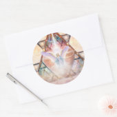 Sticker Rond Angel Heart (Enveloppe)