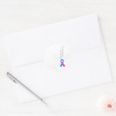 Sticker Rond Angel maman. Sensibilisation aux erreurs de transp (Enveloppe)