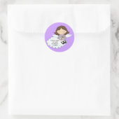 Sticker Rond Angel Miracles (Sac)