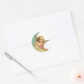 Sticker Rond Angel Moon (Enveloppe)
