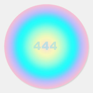 Sticker Rond Angel Numéro 444 - Protection