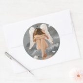 Sticker Rond Angel Repose (Enveloppe)