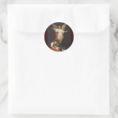 Sticker Rond Angel victorien Guardian (Sac)