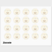 Sticker rond Angel Wings, brillant (Feuille)