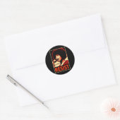 Sticker Rond Angela - Résister - Davis (Enveloppe)
