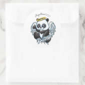 Sticker Rond angelbear007 design (Sac)