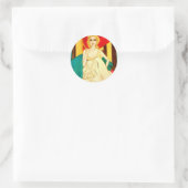 Sticker Rond Angelique (Sac)