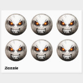 Sticker Rond Angermoji Vintage (Feuille)