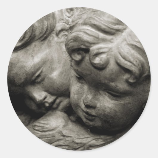 Sticker Rond Anges (Devant)