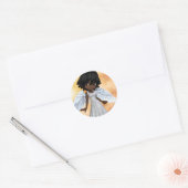 Sticker Rond Anges 2 de Lil (Enveloppe)