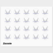 Sticker Rond Anges gardiens (Feuille)