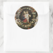 Sticker Rond Anges Madonna et enfants Rubens Art (Sac)