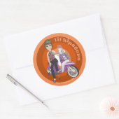 Sticker Rond Angie (Enveloppe)