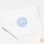 Sticker Rond Angle bleu (Enveloppe)