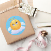 Sticker Rond Angle sur le nuage (Cadeaux)