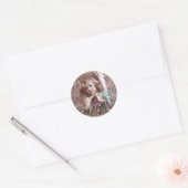 Sticker Rond Angle vintage (Enveloppe)