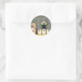 Sticker Rond Angles de cuisine (Sac)