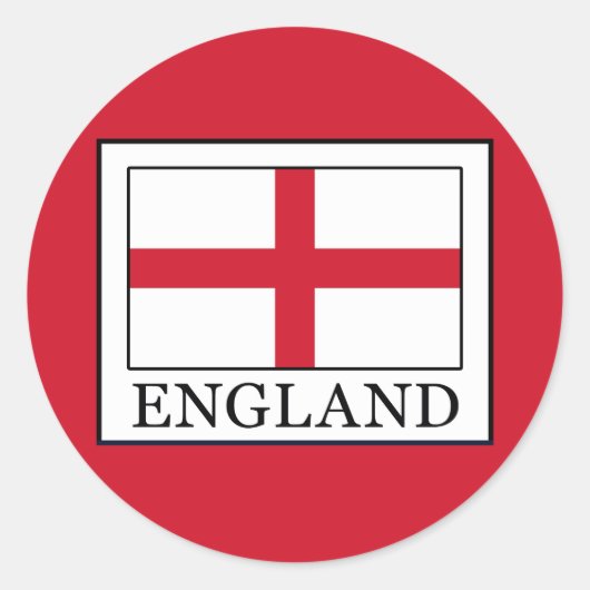 Sticker Rond Angleterre (Devant)