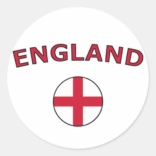 Sticker Rond Angleterre (Devant)