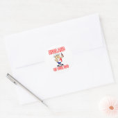 Sticker Rond ANGLETERRE En tournée (Enveloppe)
