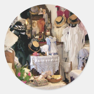 STICKER ROND ANGLETERRE VICTORIENNE