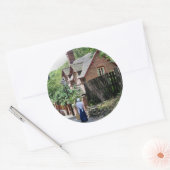 STICKER ROND ANGLETERRE VICTORIENNE (Enveloppe)