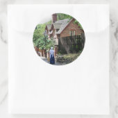 STICKER ROND ANGLETERRE VICTORIENNE (Sac)