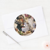 STICKER ROND ANGLETERRE VICTORIENNE (Enveloppe)