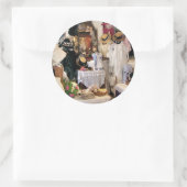 STICKER ROND ANGLETERRE VICTORIENNE (Sac)