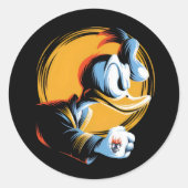 Sticker Rond Angry Duck (Devant)
