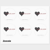 Sticker Rond Angrybiwear (Feuille)