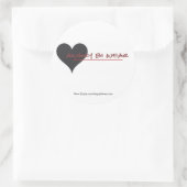 Sticker Rond Angrybiwear (Sac)