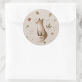 Sticker Rond animal forestier (Sac)