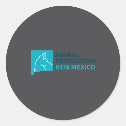 Sticker Rond Animal Protection New Mexico _1  (Devant)