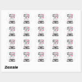 Sticker Rond Animation et Sketching (Feuille)