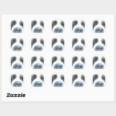 Sticker Rond Animaux (Feuille)