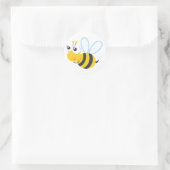 Sticker Rond Animaux - Abeille (Sac)