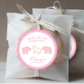 Sticker Rond Animaux congelés Les cookies saupoudrent l'animal 