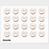 Sticker Rond Animaux de ferme Barnyard Anniversaire (Feuille)