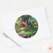 Sticker Rond Animaux vintages (Enveloppe)