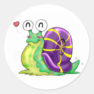 Sticker Rond AnimeSnail