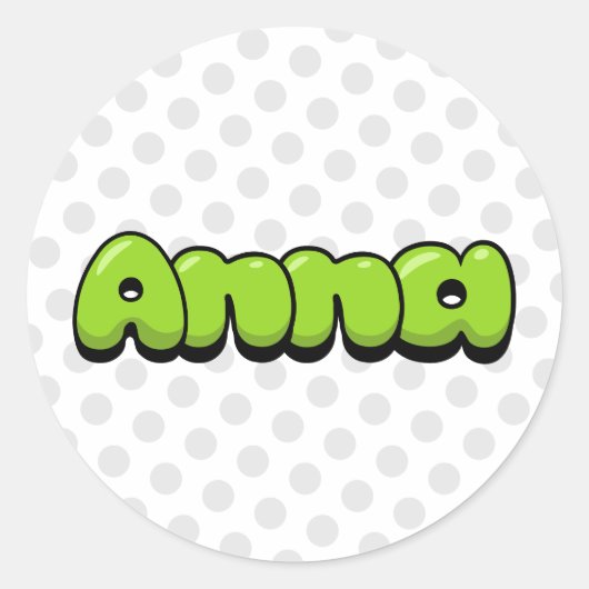 Sticker Rond Anna (Devant)