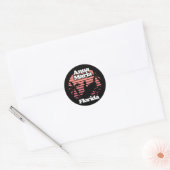 Sticker Rond Anna Maria Florida (Enveloppe)