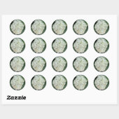 Sticker Rond Annabelle hydrangea (Hydrangea arborescens) (Feuille)
