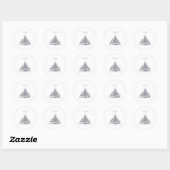Sticker Rond Annapolis Skipjack (Feuille)