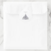 Sticker Rond Annapolis Skipjack (Sac)