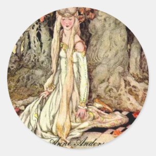 Sticker Rond Anne Anderson Series* La Grenouille Prince