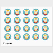 Sticker Rond Anne de Cleves (Feuille)
